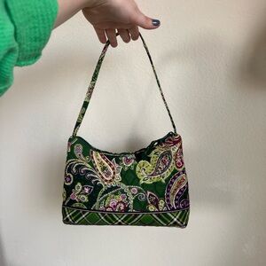 Vera Bradley Chelsea Green Mini Molly Shoulder Purse